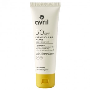 Crème Solaire Visage SPF 50 (AVRIL)